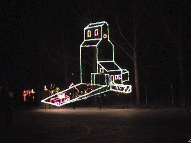 Truck Through a Barn